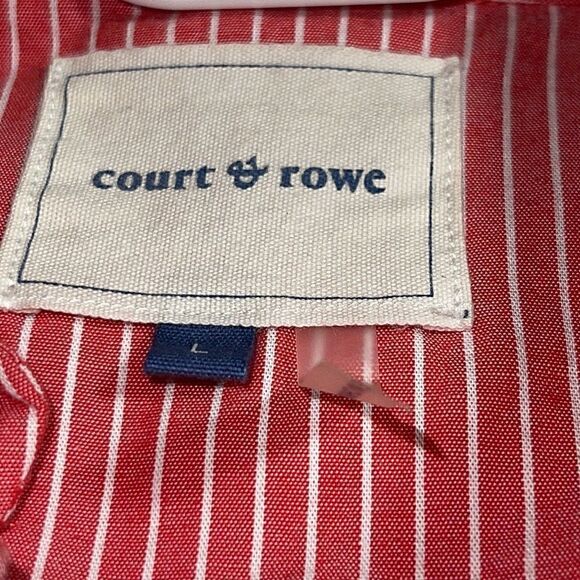 Court & Rowe striped button up embroidered preppy shirt - Picture 8 of 10